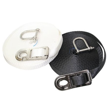 Lifelina - taśma - zestaw 12 m z szeklą - czarna