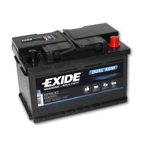 Akumulator Dual AGM EP600 12 V