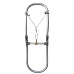 Drabinka 2-stopniowa składana aluminiowa do pontonu