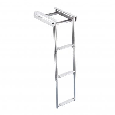 Drabinka teleskopowa inox 4-stopniowa