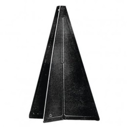 Stożek czarny sygnałowy wys. 47 cm