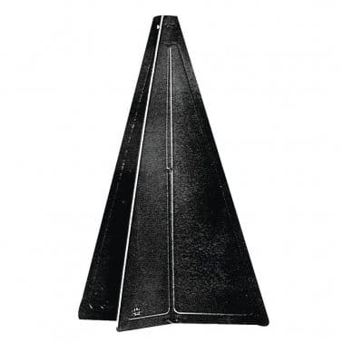 Stożek czarny sygnałowy wys. 47 cm
