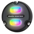 Lampa podwodna Apelo A1, plastikowa, czarna, szary front, RGB, 15 W