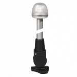 Lampa kotwiczna NaviLED 360, 2 MM, biała, czarna podstawa, 610 mm