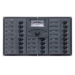 903-AM Rozdzielnica elektryczna 20 obwodowa z woltomierzem 12V