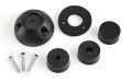 DS16-P-BLK Przejście pokładowe dla wtyczek do 16 mm, przew. 2-8 mm