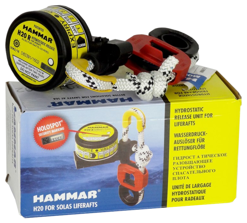 Zwalniak hydrostatyczny do tratw ratunkowych Hammar H-20