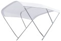 Daszek Sprenger Sunworld Bimini Niro - 3-żebrowy biały