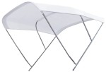 Daszek Sprenger Sunworld Bimini Niro - 3-żebrowy biały