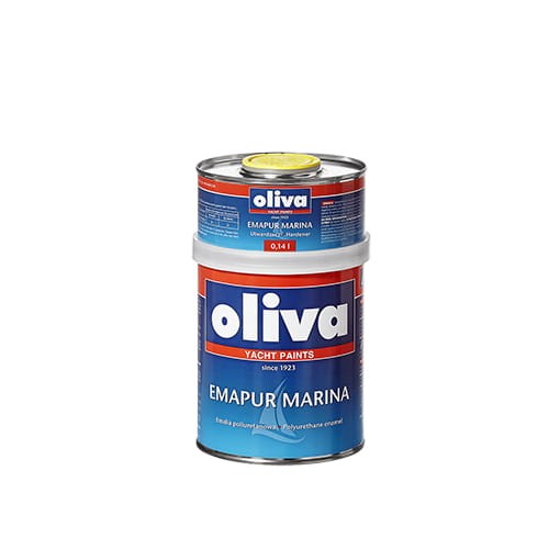 Dwuskładnikowa farba poliuretanowa Oliva Emapur Marina (0,74 l)