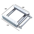 Drabinka teleskopowa inox 4-stopniowa