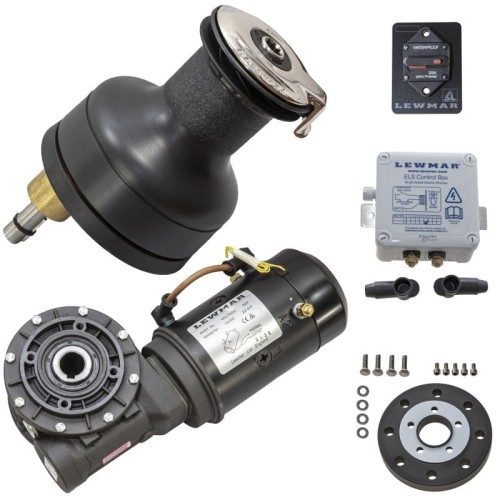 Kabestan elektryczny Lewmar EVO 12 V 55 AEST - komplet czarny