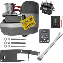 WINDA HX 1 12V 500W 8 MM IP67 GD - ZESTAW EXT