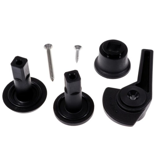 Klamka do luków Lewmar RH - komplet, kolor czarny