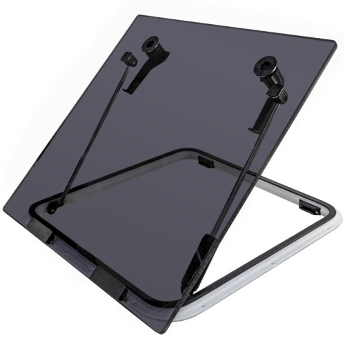 Luk jachtowy Lewmar Flush Profile 60 G3 - 577x577 mm, szara szyba