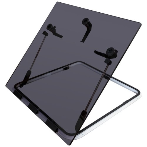 Luk jachtowy Lewmar Flush Profile 70 G3 - 697x697 mm, szara szyba