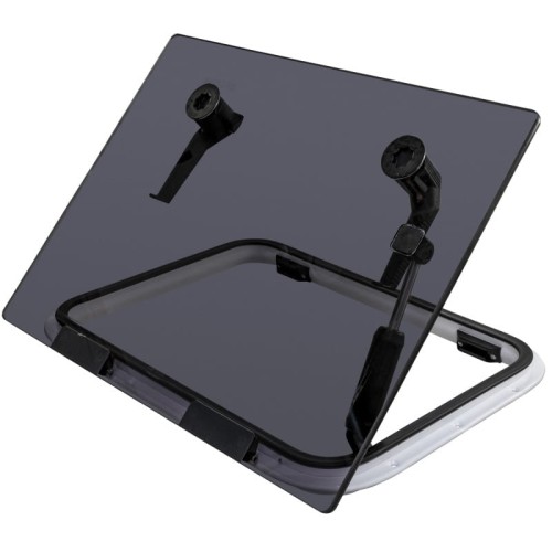 Luk jachtowy Lewmar Flush Profile 30 G3 - 397x527 mm, szara szyba