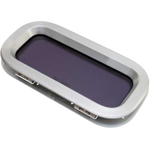 Okno jachtowe Lewmar Atlantic 30 - otwierane, szara szyba