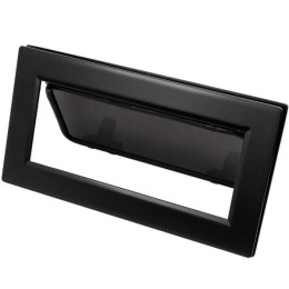 Okno jachtowe Lewmar Flush Mitre 1 otwierane - czarna rama, ciemnoszara szyba