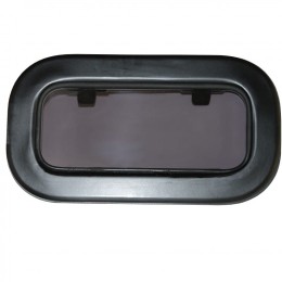 Okno jachtowe Lewmar Flush 0 otwierane - czarna rama