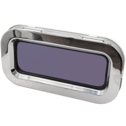 Okno jachtowe Lewmar SS1 nieotwierane - 191x367 mm, stalowe, biała ramka