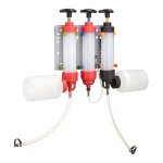 Zestaw 3 strzykawek + perforowana tablica Olbox