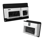 Kieszeń kokpitowa z usztywnionym tyłem i okienkiem