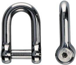 Szekla ze stali nierdzewnej, kształt prosty, ze śrubą imbusową