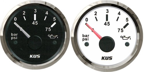 Wskaźnik ciśnienia oleju KUS 0-5 bar