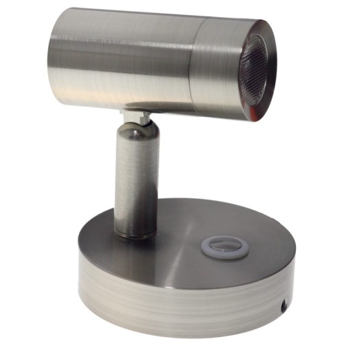 Lampka kinkiet LED, 10-30 V, 65x65x85 mm, aluminium niklowane