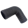 Złącze kątowe węża 19 mm 90° - czarne