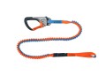 Linka bezpieczeństwa regatowa z karabińczykiem i pętlą (elastyczna)