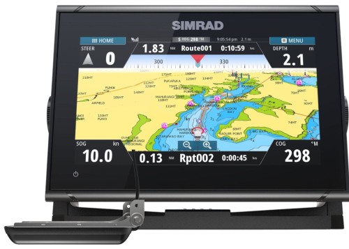 Wskaźnik wielofunkcyjny Simrad GO9 XSE Touch z GPS i przetwornikiem Active Imaging™ 3-in-1