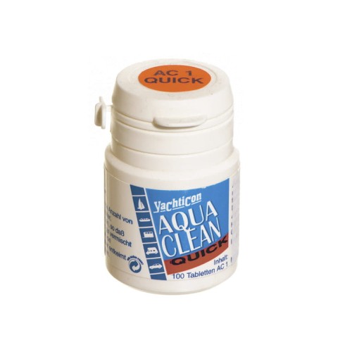 Tabletki do uzdatniania wody z chlorem Yachticon Aqua Clean Quick (100 sztuk)