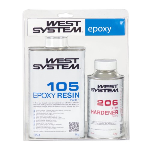 Żywica i utwardzacze West System B-pack 105+206 (1,2 kg)