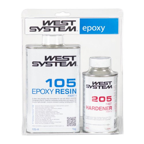 Żywica i utwardzacze West System B-pack 105+205 (1,2 kg)