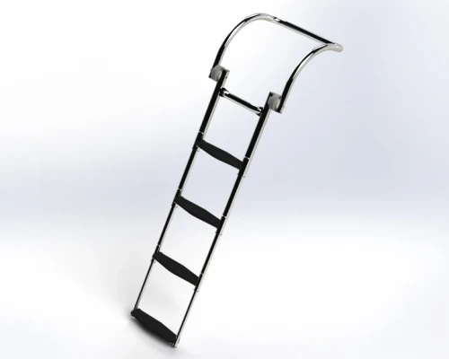 Półsztywna drabinka RIB ø 56 cm - 4 stopnie - 122 cm