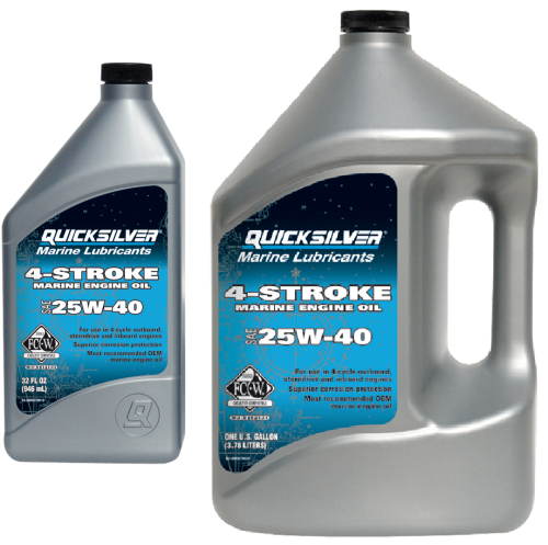 Olej mineralny do silników 4-suwowych Quicksilver 25W-40