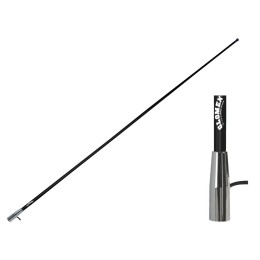 RA400CR/BK Antena VHF, ekonomiczna, czarna, 1,5 m z kablem 14,5m