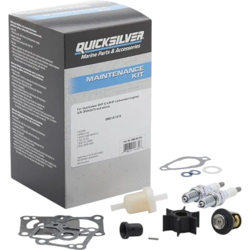 Zestaw konserwacyjny Quicksilver do silników gaźnikowych o mocy 8-9,9 KM