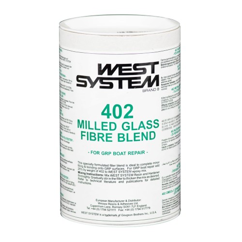 Wypełniacz wysokiej gęstości do epoksydy West System 402 Milled Glass Fibre Blend (0,15 kg