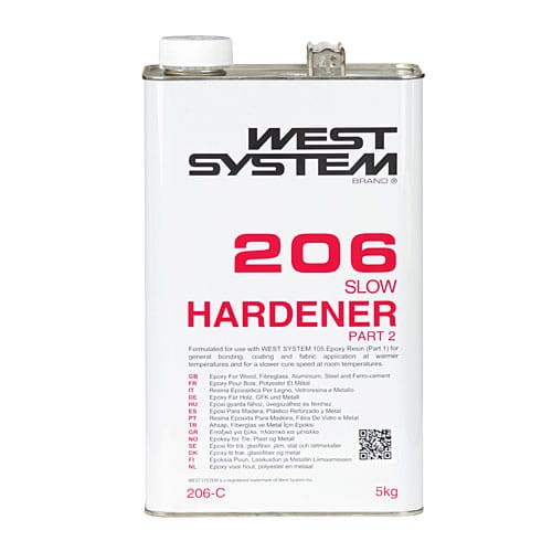 Utwardzacz do żywicy epoksydowej West System 206 Slow Hardener (1 kg)