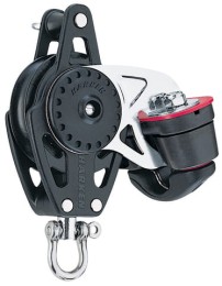 Harken Carbo Block pojedynczy / obrotowy / knaga / dolny wspornik H 2646