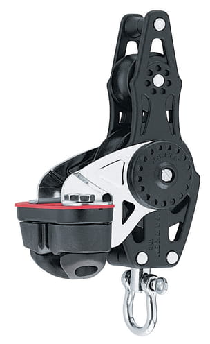 Blok wiolinowy Harken Carbo pojedynczy, do liny maks. 10 mm