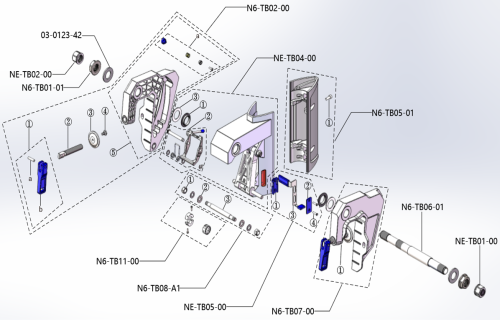 Części zamienne do silnika ePropulsion Navy 3.0 Evo