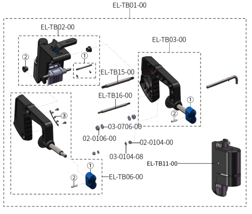 Części zamienne ePropulsion eLite Bracket
