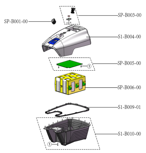 Części zamienne do akumulatorów ePropulsion Spirit 1.0 Plus/EVO