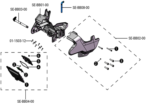 Części zamienne ePropulsion Spirit 1.0 Evo B-Base