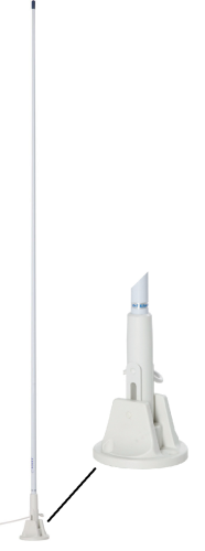 Antena Scout VHF z włókna szklanego Lift & Lay KM-22 BS