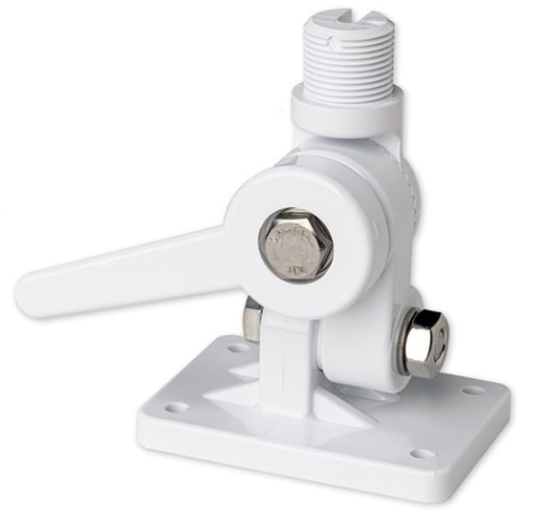 Obrotowa nylonowa stopka montażowa Scout PA-3 - biała